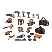 AEG 18V FUSION/Brushless 15-Piece 5Ah FORCE Kit A18FX15C254B