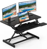 Standing Desk Converter Stand Up desk Converter for Dual Monitor & Laptop