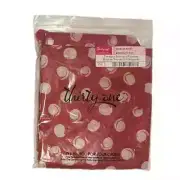 Thirty-One Timeless Memory Pouch Swirl Dot Red White Drawstring Gift Bag New
