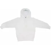 Kids Unisex Basic Pullover Hoodie Jumper School Uniform Plain Casual Sweat Shirt - White