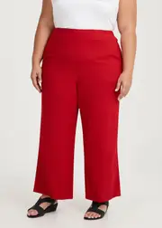 [Taking Shape] Taking Shape Natural Charelle Pant Size 16 in Ribbon RED, Viscose - Plus Size Women's Clothing Ribbon Red