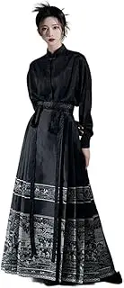 [Costume Bay] Traditional Chinese Horse Face Skirt MaMian Style Women’s Classic Fashion Clothing, Ming and Qing Dynasty Inspired Cultural Skirt, Traditional Events Festivals
