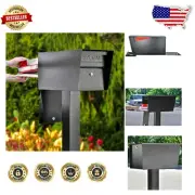Heavy-Duty Locking Security Mailbox with Dual Access for Ultimate Protection