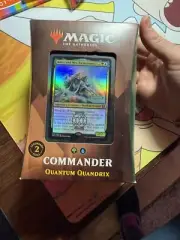 Magic The Gathering Strixhaven Commander Quantum Quandrix Blue-Green Deck