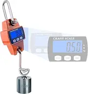 [VermiS] Kitchen Digital Baking Scales,Electronic Food Scale, Digital Hanging Scale 660lb Handheld Mini Crane Scale with Hooks 300Kg Electronic Weighing Scale with Accurate Sensors for Farm Factory Fishing Out