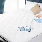 HOMTEC King Size Mattress Protector Waterproof Quilted Mattress Cover Cotton Mat