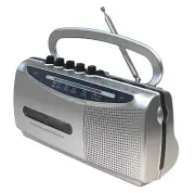 Portable Mini Retro Boombox AM FM Radio Recorder Cassette Player Voice Recorder