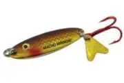 Northland Tackle Macho Minnow Spoon 3 - Gold Shiner - Ice Lure 1/8 oz