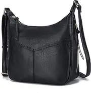 MKF Collection Shoulder Bag for Women, Vegan Leather Fashion Handbag Crossbody Purse