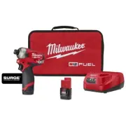 Milwaukee 2551-22 M12 FUEL SURGE 1/4" Hex Hydraulic Impact Bit Driver Kit