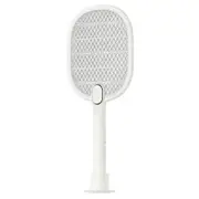 Portable Rechargeable Electric Mosquito Swatter with Base