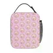 c502 Funky Apeach Lunch Bags Insulated Lunch Tote Waterproof Bento Box Resuable Picnic Bags for Woman Work Children School k502