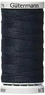 Gutermann Extra-Strong Thread, Polyester, Midnight 0339, 5.5 x 2.7 x 2.7 cm
