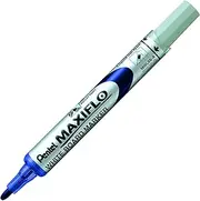 Pentel Maxiflo Whiteboard Marker Bullet Point 1.6mm Fine Nib Blue Ink, Box of 12 Markers (MWL5S-C)