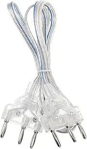 [Generic] Fencing Hand Wire, Body Wire Pin Plug Lightweight Body Cord, Saber Flexible Hand Cord Transparent Fencing Accessories for Fencer