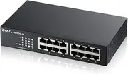 Zyxel 16-Port Gigabit Ethernet Unmanaged Switch - Fanless Design [GS1100-16 v3]