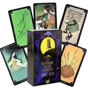 Disney The Nightmare Before Christmas Illustrated Tarot Card Deck and Guidebook
