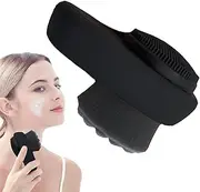 Silicone Face Scrubber,Reusable Face Scrub Brush Non-Slip - 2 in 1 Facial Exfoliator with Lid Dirt Grease