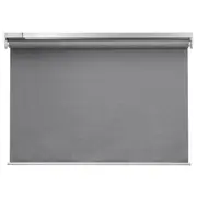 FYRTUR block-out roller blind, smart wireless/battery-operated grey, 100x195 cm