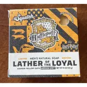 Dr. Squatch Harry Potter Lather Of The Loyal Hufflepuff Soap Limited Edition