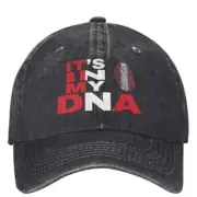 Peru Is In My Dna Denim Baseball Cap Flag of Peru Outdoor Gym Trucker Hat Summer