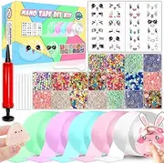 IOOZ Nano Tape Bubble Kit, Color Double Sided Tape Elastic Bubbles DIY Craft Kit, Squishy Ball, Party Favors and Fidget Toys for Girls, Boys, Kids,Christmas Stocking Stuffers, 5PCS, Pink