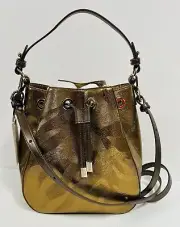 BRAHMIN NWT BRONZE SABER MELINDA BAG ~ GENUINE LEATHER