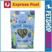 Burgess Excel Fruity Feasts with Banana & Blueberry 60g EXPRESS POST
