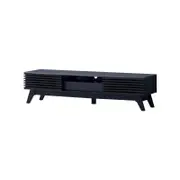 Clancy Entertainment Unit Modern TV Cabinet TV Stand 180cm 2 doors 1 drawer black woodgrain