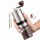 Hand Manual Coffee Grinder Adjustable Coffee Bean Mill Stainless Steel Kitchen