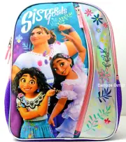 Disney Encanto School Backpack 16" Girls Large Bag Madrigal Family Luisa Mirabel