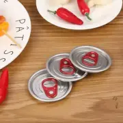 20x Food Can Lid Soda Beverage Can Cover Universal Cola Lids with,Pulling Ring