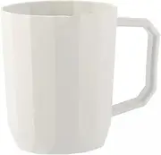 Water Cup Toothbrush Cup Coffee Cups Reusable Plastic Mugs Sets for Coffee Tea Hot Cocoa Milk Microwave and Dishwasher Safe Coffee Mug (Color : White)