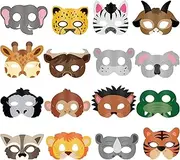 Animal Masks Party Favors Animal Felt Masks for Kids Jungle Safari Theme Birthday Dress Up Party Supplies