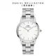 Daniel Wellington DW 手錶 Iconic Link 36mm精鋼錶-耀目亮銀 DW00100203