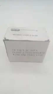 MG Electronics MGT1640 Transformer 16V 40AH Class 2 W/Led Indicator Stepdown
