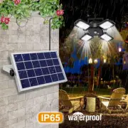 128LEDs Solar Lights Motion Sensor Security Lamp Solar Garage Lamp Outdoor Yard