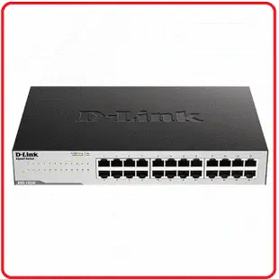 D-Link DGS-1024C 非網管節能型 24埠10/100/1000BASE-T 交換器