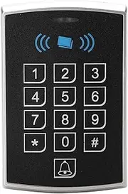 Door Access Control, Contactless Promixity Card Access Controller with Keypad Security for Home/Office/Residential Area (Silver)