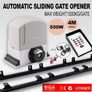 KENNER Sliding Electric Gate Opener 1500KG Automatic Motor Remote Kit Heavy Duty