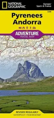 Pyrenees and Andorra: Travel Maps International Adventure Map by National Geogra