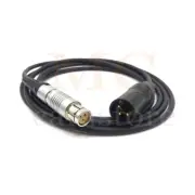 XLR 3-pin MALE to FI 3 pin female for Phantom Flex 4K power cable