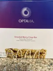 Optavia Essential Drizzled Berry Crisp Bar Box - Pack of 6