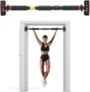 Adjustable Pull Up Bar 70-100cm - Bolt-Free Doorway Gym with 200KG Capacity, Dual Safety Lock & Detachable Level