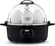 Electric Egg Cooker, 7 Egg Capacity for Hard Boiled, Poached, Scrambled, Omelets