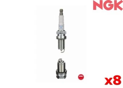 NGK Spark Plug Platinum FOR Jaguar S-Type 99-2002 4.0 V8 PFR5G-11E x8