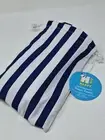 Beach Towel Sand Resistant Blue White Travel Bag Pool Stripe 35" x 65" NEW