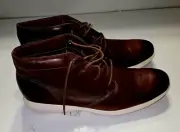 Cole Haan Zerogrand Oxford Men's 12 Brown Leather Lace Up Round Toe Casual Shoes