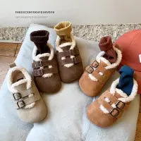 在飛比找蝦皮購物優惠-BIRKENSTOCK 【熱賣】兒童勃肯抓絨內襯保暖女童蓬鬆