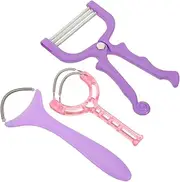 COLLBATH 3Pcs Face Epilator for Women Manual Facial Hair Removal Tool Chin Cheeks Hair Threading Spring Remover Portable Lightweight Hair Removal Safe for All Skin